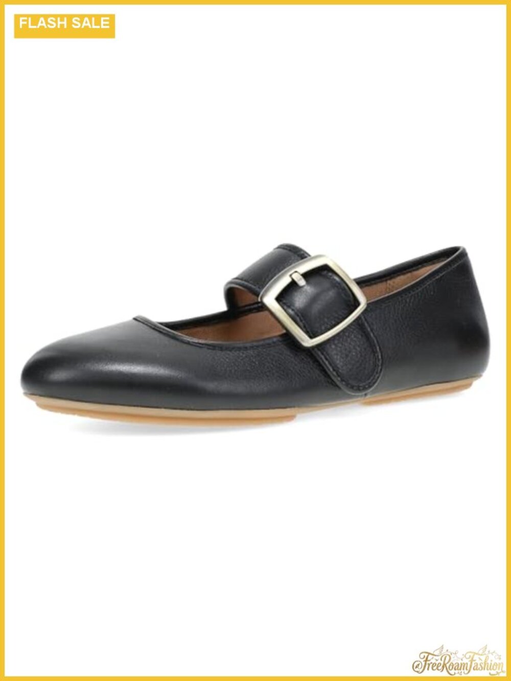 Leather Mary Jane Flat with Arch Support